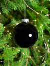 Елочный шар Finery Gloss, 8 см, глянцевый черный, арт. 17662.30 фото 6 — Бизнес Презент