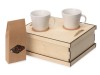 Подарочный набор с кофе, чашками в деревянной коробке Кофебрейк, арт. 700382 фото 1 — Бизнес Презент