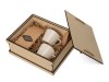 Подарочный набор с кофе, чашками в деревянной коробке Кофебрейк, арт. 700382 фото 2 — Бизнес Презент