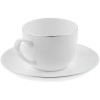 Кофейная пара Mansion Select, белая с серебристой отводкой, арт. 13775.11 фото 4 — Бизнес Презент