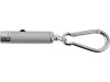 Брелок-фонарик Карабин, серебристый, арт. 412620 фото 4 — Бизнес Презент