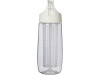 Спортивная бутылка HydroFruit из переработанной пластмассы, с инфузором, 700 мл - Белый, арт. 10078401 фото 2 — Бизнес Презент