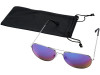 Солнечные очки Aviator с цветными зеркальными линзами, фуксия, арт. 10060129 фото 1 — Бизнес Презент