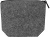 Косметичка Felt из RPET-фетра, серый, арт. 839528 фото 4 — Бизнес Презент