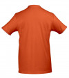 Футболка мужская с контрастной отделкой Madison 170, оранжевый/белый, арт. 1834.263 фото 2 — Бизнес Презент