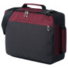 Рюкзак для ноутбука 2 в 1 twoFold, серый с бордовым, арт. 3324.15 фото 5 — Бизнес Презент
