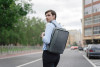 Рюкзак для ноутбука 2 в 1 twoFold, серый с бордовым, арт. 3324.15 фото 11 — Бизнес Презент