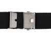 Ремень на пояс Canvas из ткани с металлической пряжкой, черный, арт. 935995 фото 4 — Бизнес Презент