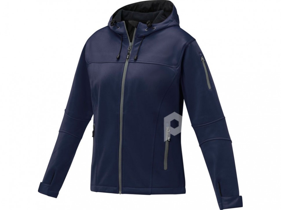 Match Женская куртка софтшел, темно-синий, арт. 38328552XL фото 1 — Бизнес Презент