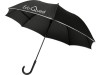 23-дюймовый ветрозащитный полуавтоматический зонт Felice, черный, арт. 10940401 фото 7 — Бизнес Презент