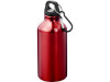 Бутылка для воды с карабином Oregon, объемом 400 мл, красный, арт. 10073821 фото 1 — Бизнес Презент