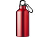 Бутылка для воды с карабином Oregon, объемом 400 мл, красный, арт. 10073821 фото 2 — Бизнес Презент