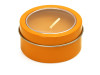 Ароматическая свеча FLAKE с запахом ванили, оранжевый, арт. XM1306S131 фото 3 — Бизнес Презент