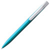 Ручка шариковая Pin Silver, голубой металлик, арт. 5521.44 фото 3 — Бизнес Презент