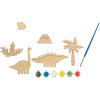 Развивающий эко-пазл Wood Games, динозавры, арт. 11497.02 фото 3 — Бизнес Презент