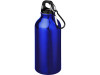 Бутылка для воды с карабином Oregon, объемом 400 мл, синий, арт. 10073852 фото 1 — Бизнес Презент