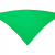 Шейный платок FESTERO треугольной формы, ярко-зеленый