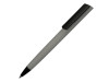 Ручка пластиковая soft-touch шариковая Taper, серый/черный, арт. 16540.17 фото 1 — Бизнес Презент