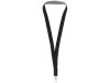 Двухцветный шнурок Aru с застежкой на липучке, черный/серый, арт. 10220800 фото 1 — Бизнес Презент