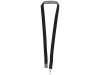 Двухцветный шнурок Aru с застежкой на липучке, черный/серый, арт. 10220800 фото 3 — Бизнес Презент