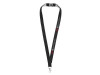 Двухцветный шнурок Aru с застежкой на липучке, черный/серый, арт. 10220800 фото 5 — Бизнес Презент