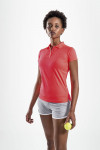 Рубашка поло женская Performer Women неоново-коралловая, арт. 01179153S фото 4 — Бизнес Презент