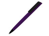 Ручка пластиковая soft-touch шариковая Taper, фиолетовый/черный, арт. 16540.14 фото 1 — Бизнес Презент