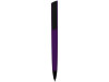 Ручка пластиковая soft-touch шариковая Taper, фиолетовый/черный, арт. 16540.14 фото 2 — Бизнес Презент