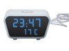 Настольные часы с функцией беспроводной зарядки Wake, 10 Вт, арт. 592100 фото 4 — Бизнес Презент