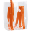 Шоппер Clear Fest, прозрачный с оранжевыми ручками, арт. 15365.20 фото 3 — Бизнес Презент