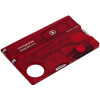Набор инструментов SwissCard Lite, красный, арт. 7702.55 фото 1 — Бизнес Презент