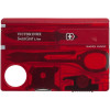 Набор инструментов SwissCard Lite, красный, арт. 7702.55 фото 2 — Бизнес Презент