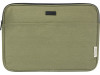 Чехол для 14-дюймового ноутбука Joey объемом 2 л из брезента, переработанного по стандарту GRS, оливковый, арт. 12068060 фото 2 — Бизнес Презент