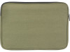 Чехол для 14-дюймового ноутбука Joey объемом 2 л из брезента, переработанного по стандарту GRS, оливковый, арт. 12068060 фото 3 — Бизнес Презент