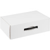 Коробка Matter Light, белая, с черной ручкой, арт. 19171.63 фото 1 — Бизнес Презент