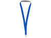 Двухцветный шнурок Aru с застежкой на липучке, ярко-синий/серый, арт. 10220801 фото 1 — Бизнес Презент