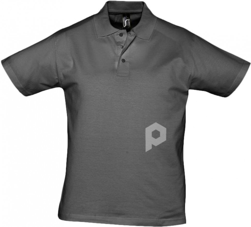 Рубашка поло мужская Prescott Men 170, темно-серая, арт. 6086.101 фото 1 — Бизнес Презент