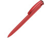 Ручка шариковая трехгранная UMA TRINITY K transparent GUM, soft-touch, красный, арт. 187926.01 фото 1 — Бизнес Презент
