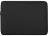 Чехол Rise для ноутбука с диагональю экрана 15,6 дюйма, изготовленный из переработанных материалов согласно стандарту GRS - сплошной черный, арт. 12069990 фото 2 — Бизнес Презент