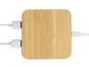 USB-хаб с беспроводной зарядкой из бамбука Plato, арт. 591075 фото 9 — Бизнес Презент