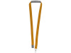 Двухцветный шнурок Aru с застежкой на липучке, оранжевый/серый, арт. 10220802 фото 3 — Бизнес Презент