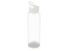 Бутылка для воды Plain 630 мл, прозрачный/белый, арт. 823006 фото 1 — Бизнес Презент