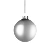 Елочный шар Finery Matt, 8 см, матовый серебристый, арт. 17663.10 фото 2 — Бизнес Презент