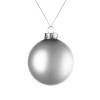 Елочный шар Finery Matt, 8 см, матовый серебристый, арт. 17663.10 фото 7 — Бизнес Презент