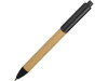 Ручка картонная пластиковая шариковая Эко 2.0, бежевый/черный, арт. 18380.07 фото 2 — Бизнес Презент