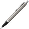 Ручка шариковая Parker IM Essential Stainless Steel CT, серебристая с черным, арт. 16616.00 фото 1 — Бизнес Презент