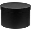 Коробка круглая Hatte, черная, арт. 13382.30 фото 1 — Бизнес Презент