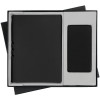 Коробка Overlap под ежедневник и аккумулятор, черная, арт. 14008.30 фото 3 — Бизнес Презент