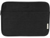 Чехол для 14-дюймового ноутбука Joey объемом 2 л из брезента, переработанного по стандарту GRS, черный, арт. 12068090 фото 2 — Бизнес Презент