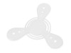 Летающий диск Фрисби, белый, арт. 549436 фото 1 — Бизнес Презент